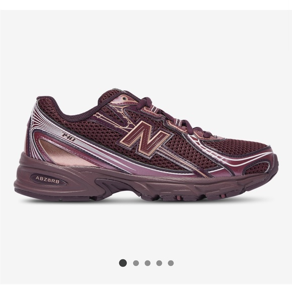 New Balance Shoes - New Balance Women's Maroon and Rose Lace-Up Athletic Shoe 740 size 8